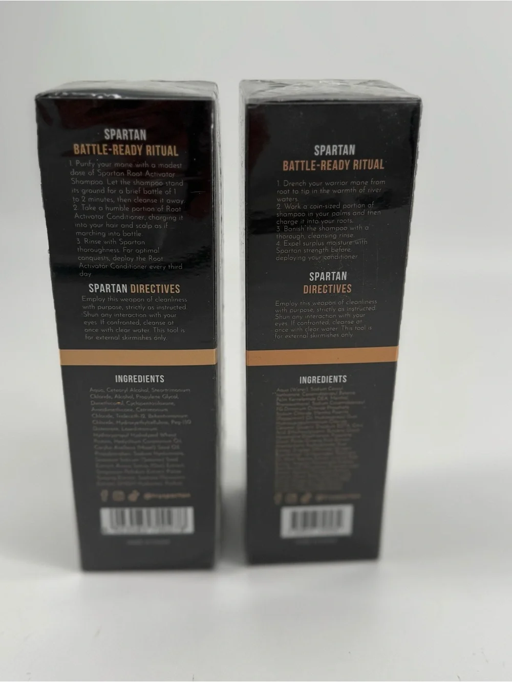 NEW Spartan Root Activator Shampoo & Conditioner Duo Set - Hair Growth